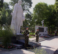 War Memorial in Sovetskaya Street, Stolin