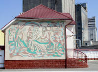 Mural in Svobody Street, Zhabinka